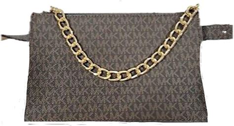 michael kors belt bag mk signature logo fanny pack|Michael Kors crossbody fanny pack.